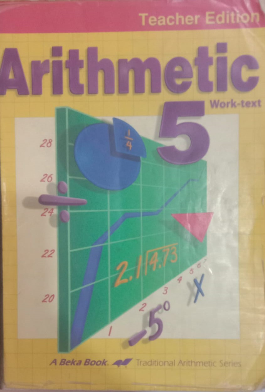 Arithmetic 5 Third Edition Teacher edition