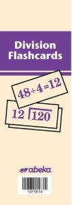 Division Flashcards Abeka Book